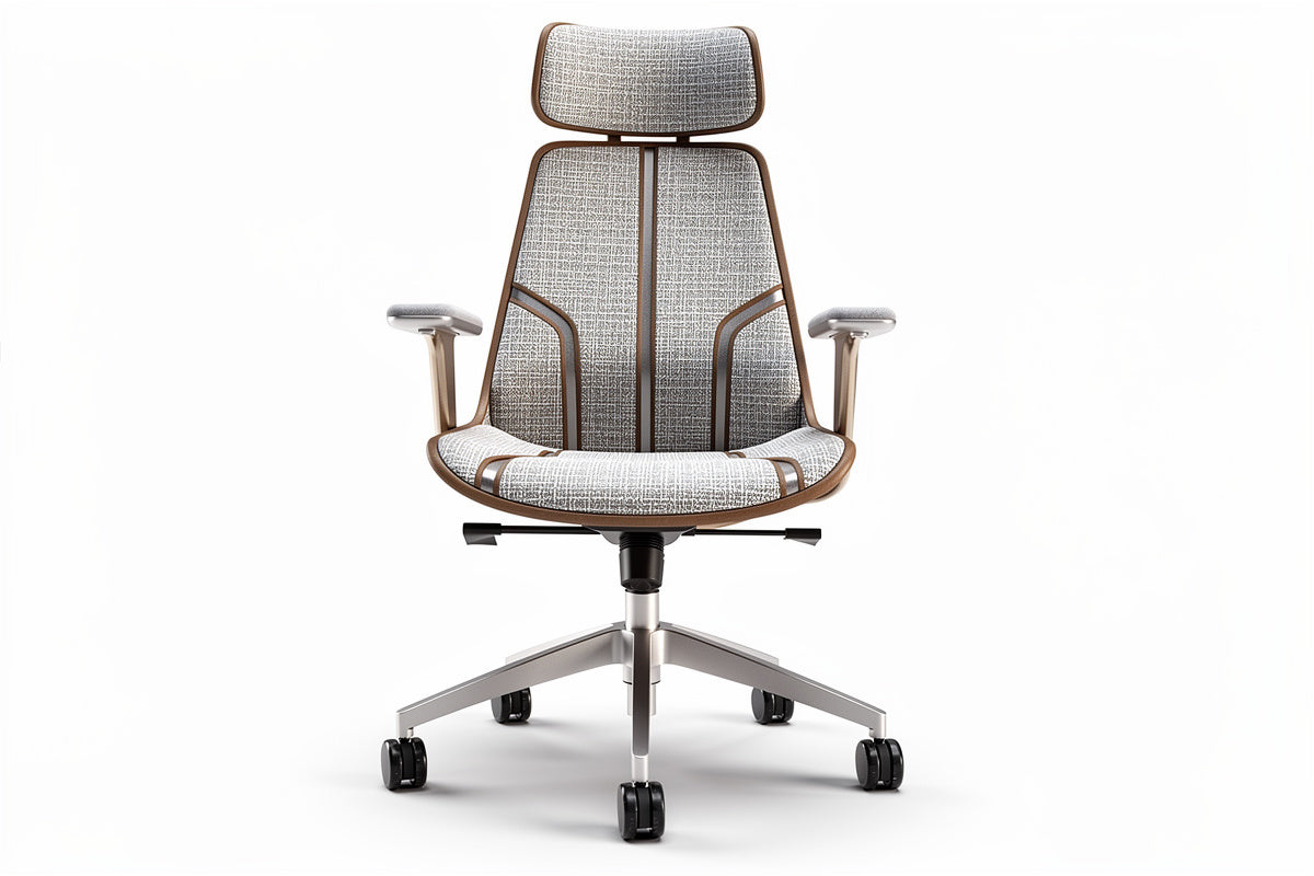 Funkcjonalne Krzesło Biurkowe z Regulacją i Ergonomicznym Wparciem Lędźwiowym